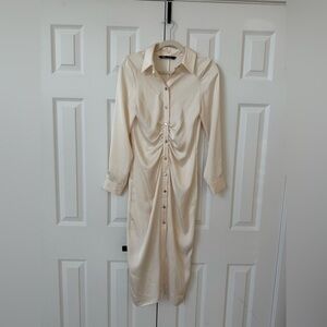 Zara button down dress